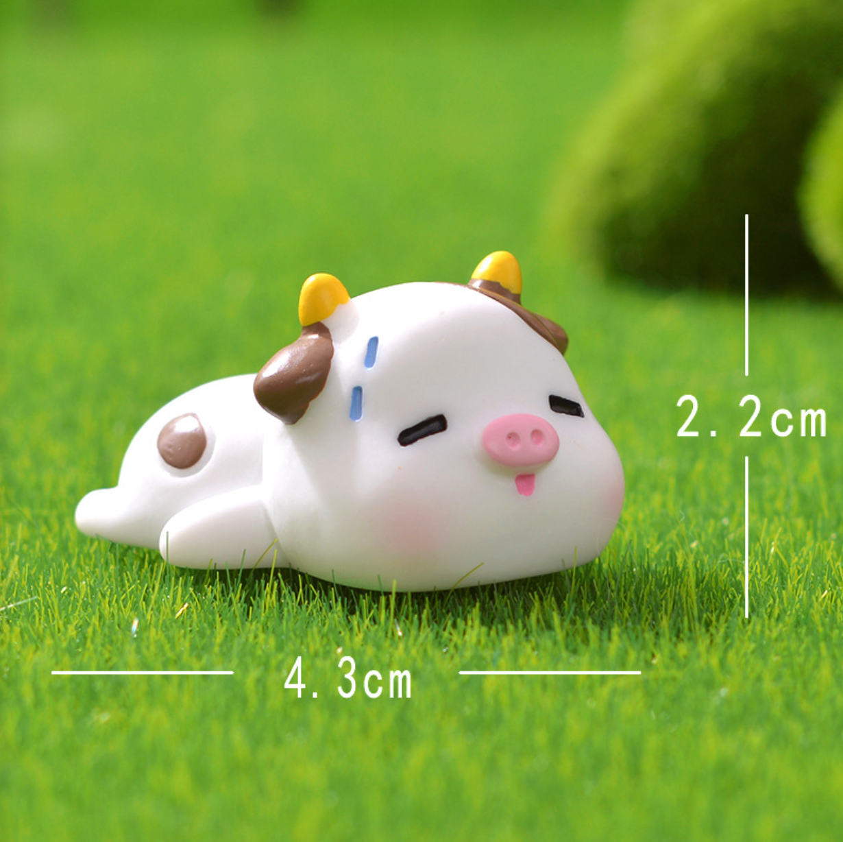 Miniature Active Cow