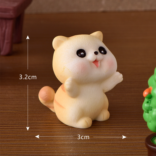Playful Cat Miniature