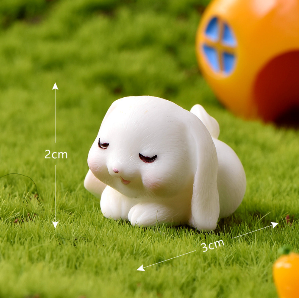 Carrots & Cabbage Bunny Miniatures