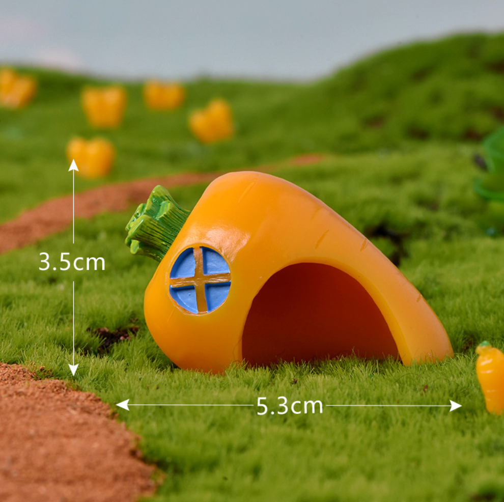 Carrots & Cabbage Bunny Miniatures
