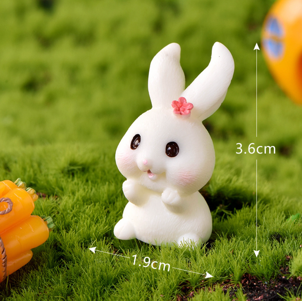 Carrots & Cabbage Bunny Miniatures