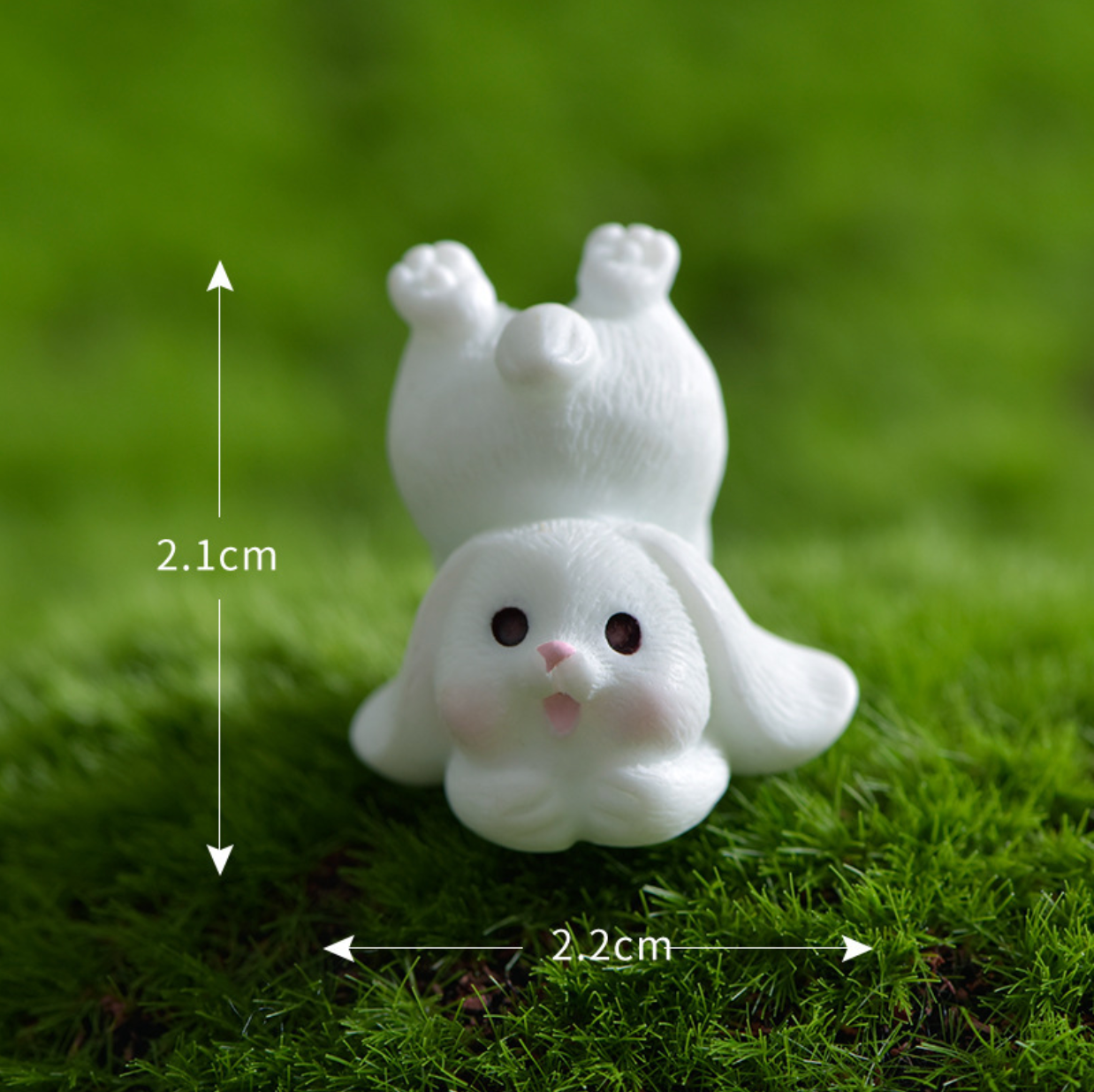 4 Bunny Family Miniatures