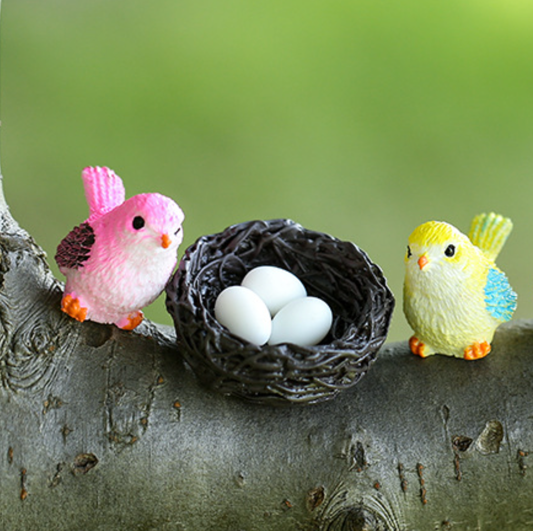 Bird and Habitat Figurines