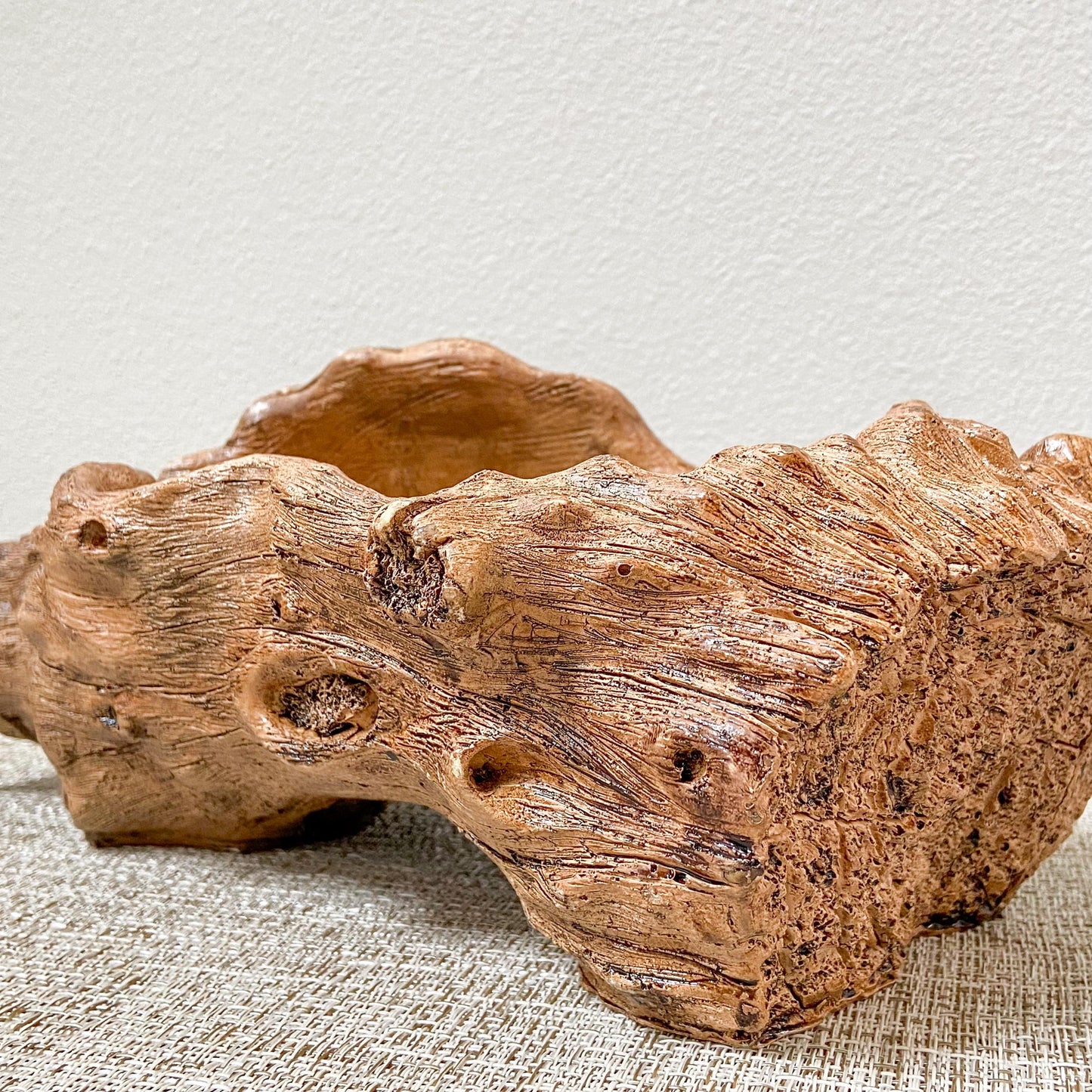 Resin Tree Stump Planter