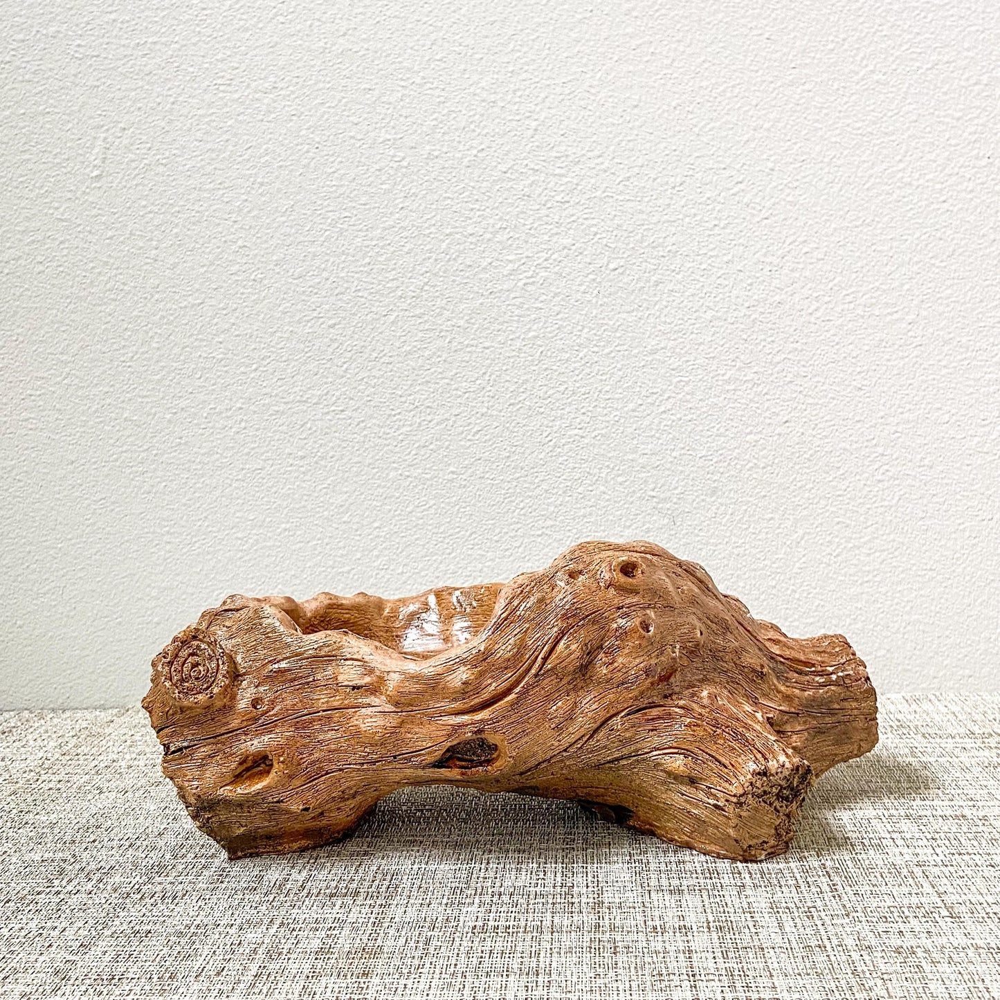 Resin Tree Stump Planter
