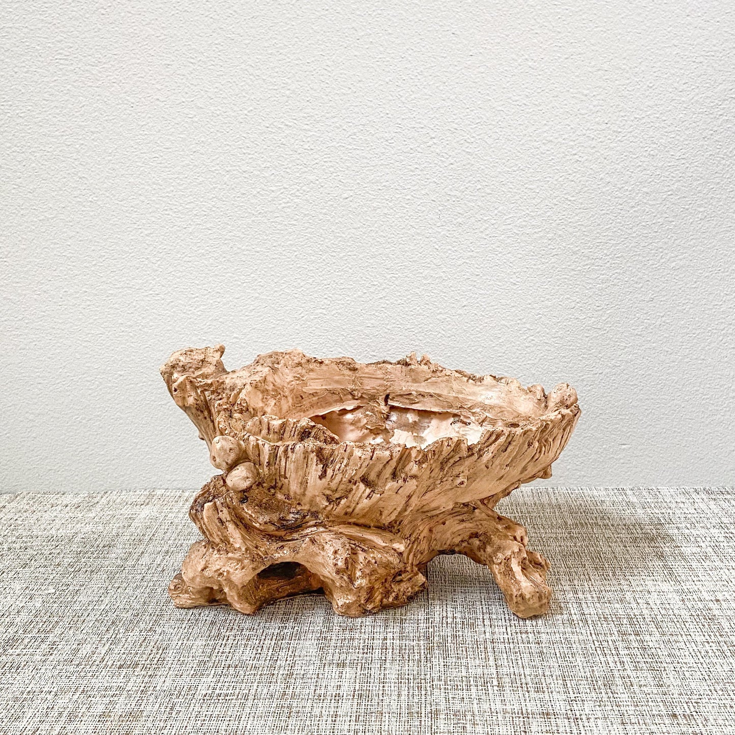 Resin Tree Stump Planter