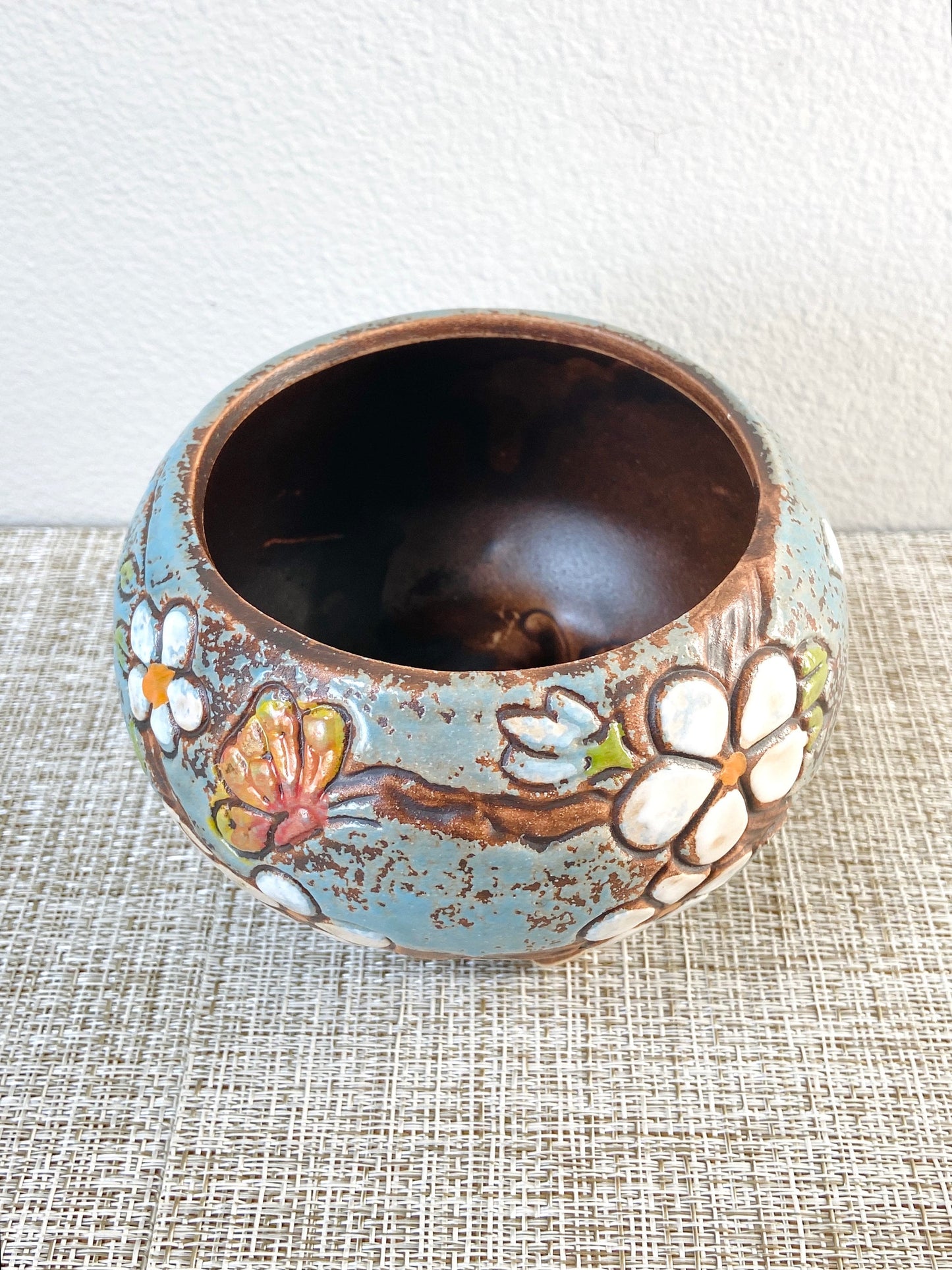 5" Ceramic Butterfly Pot