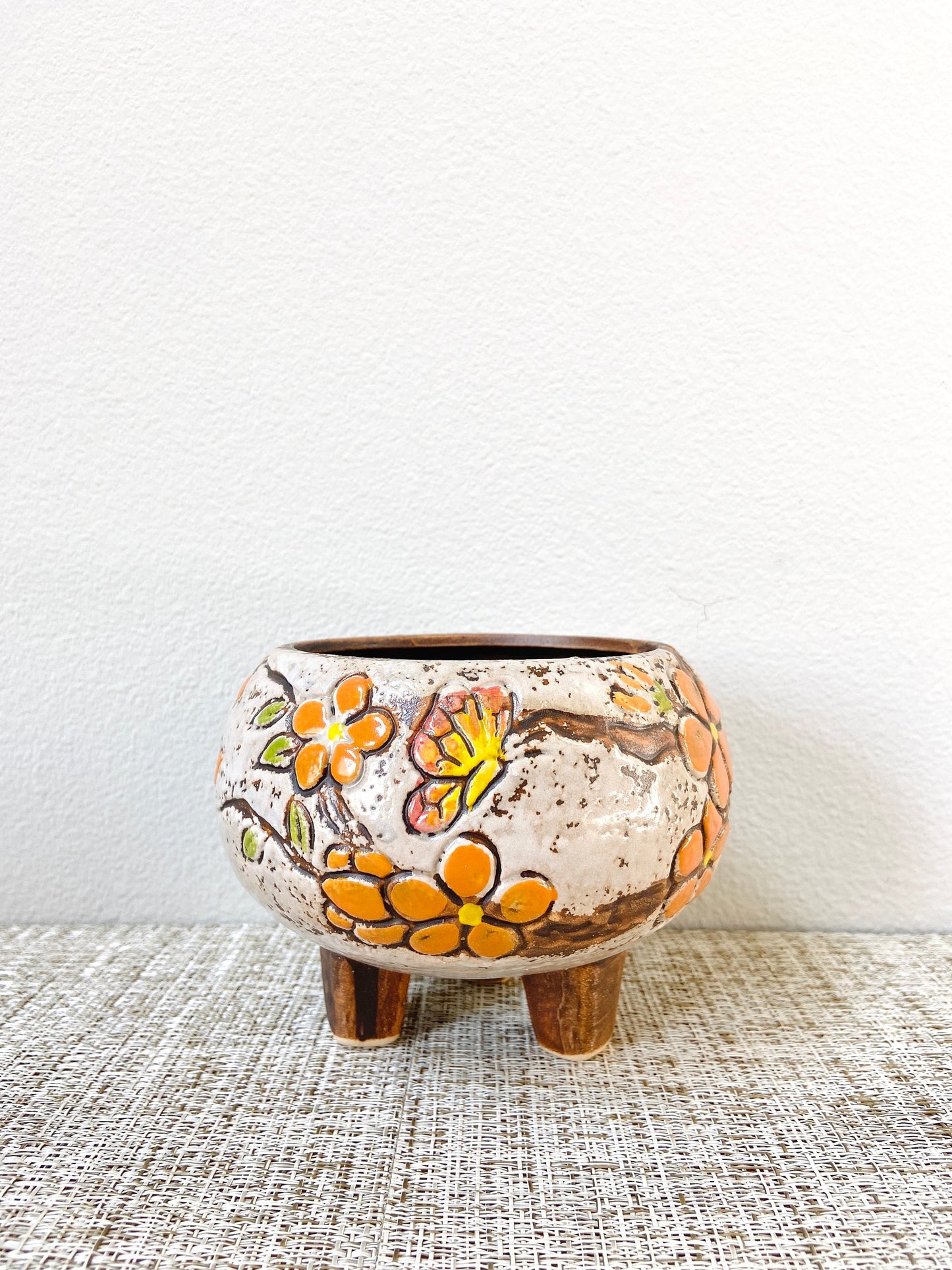 5" Ceramic Butterfly Pot