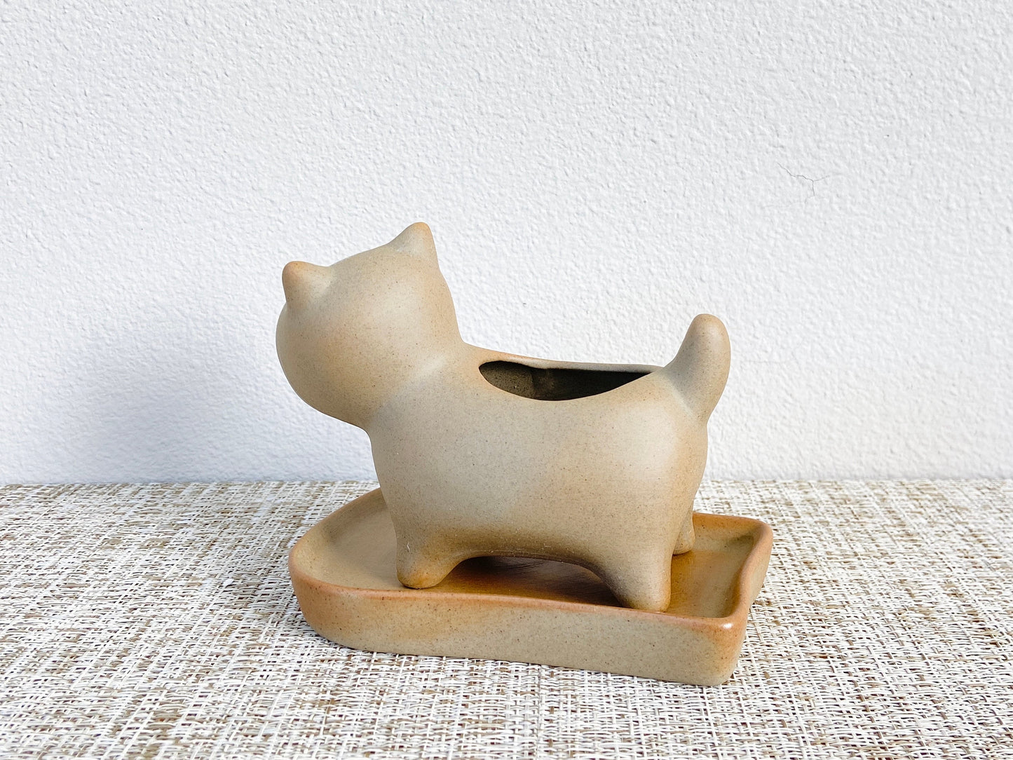 Cat and Hippo Pots