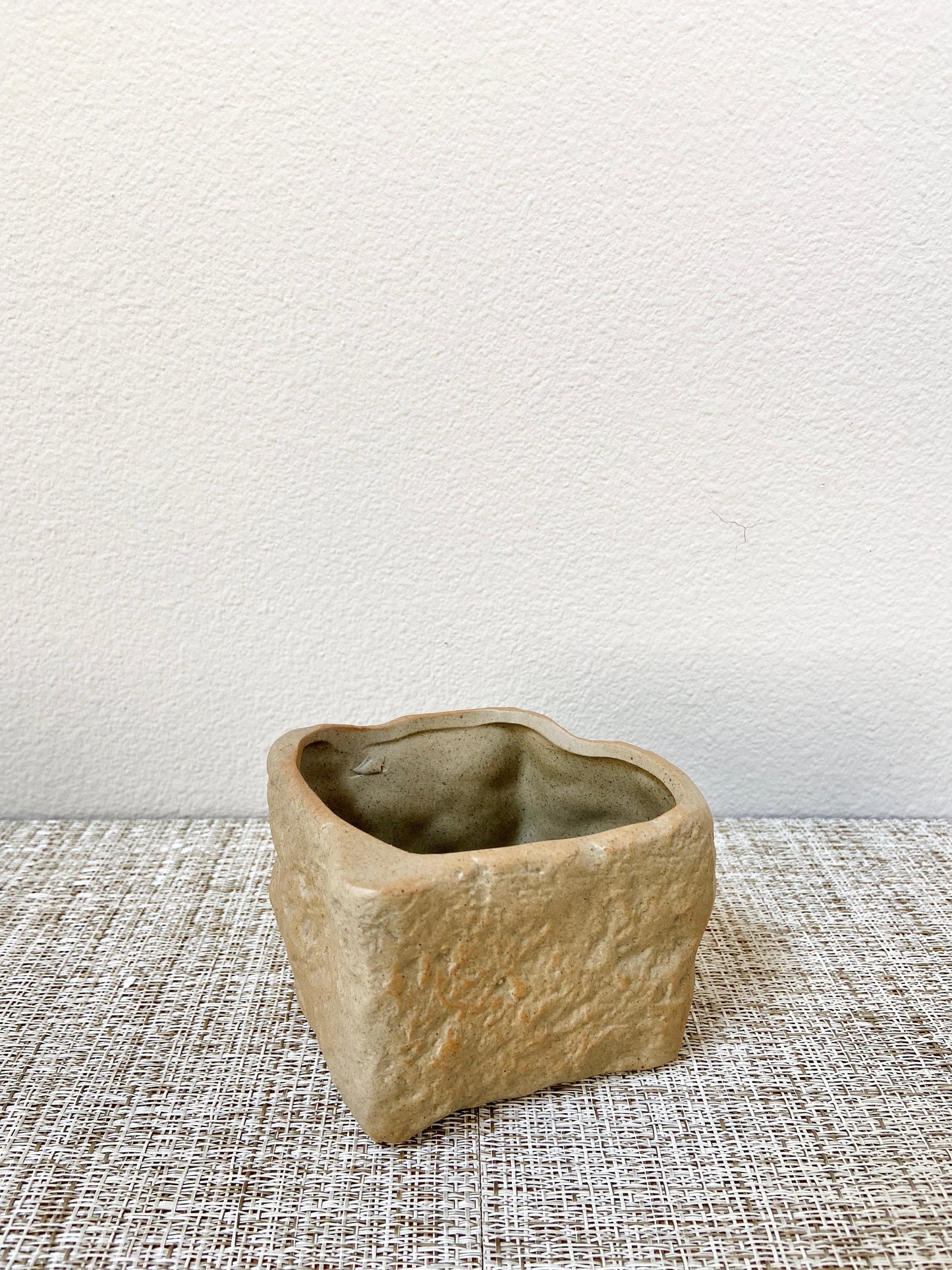 Set of 3 Small Rock Pots