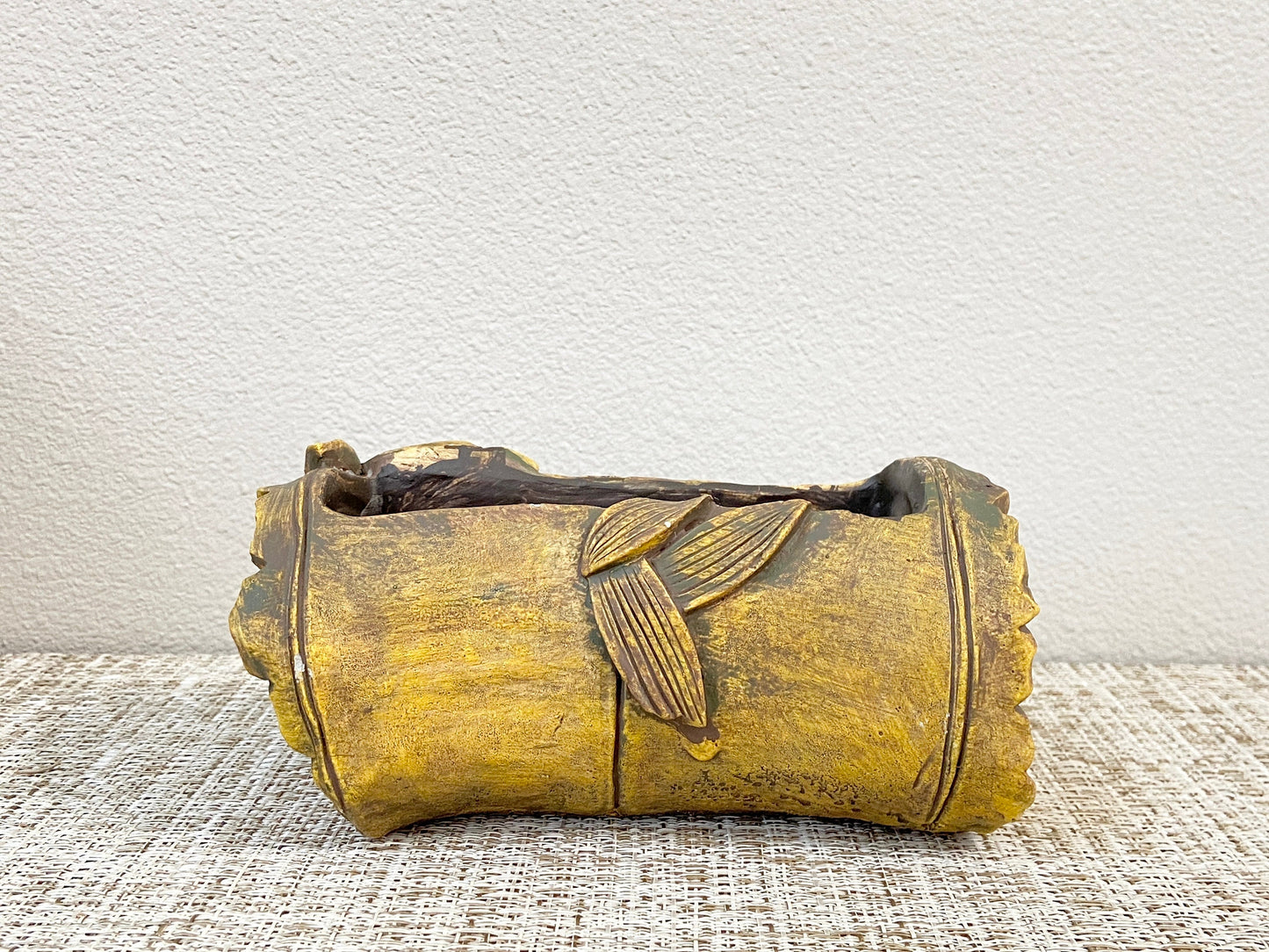 Imitation Bamboo Pot Made From Cement