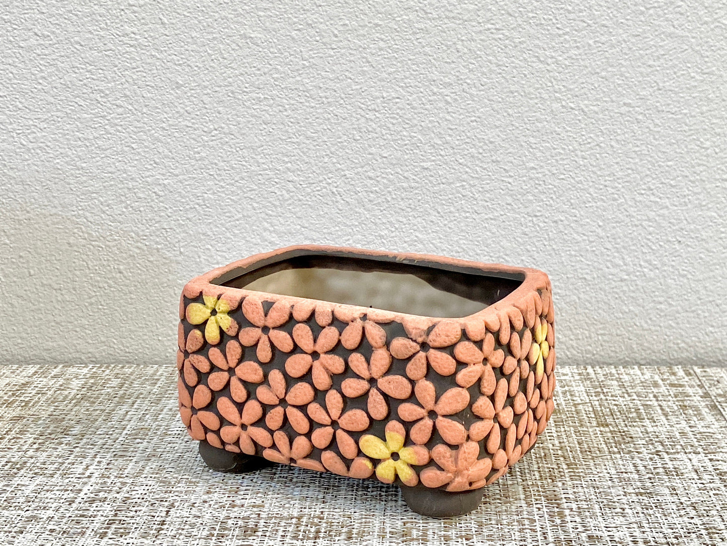 Flower-Patterned Pots