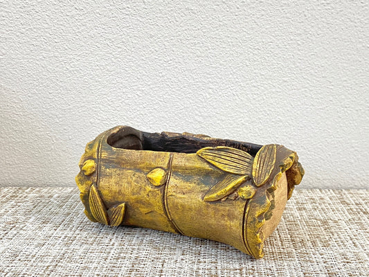 Cement Faux Bamboo Pot