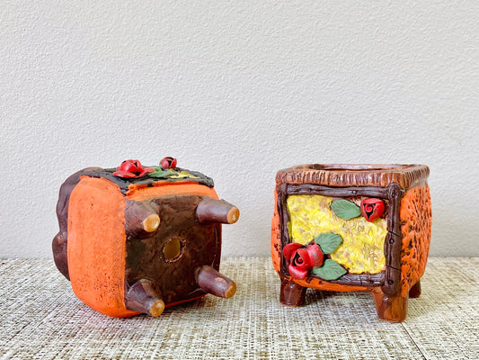 Frame of Flowers Pot