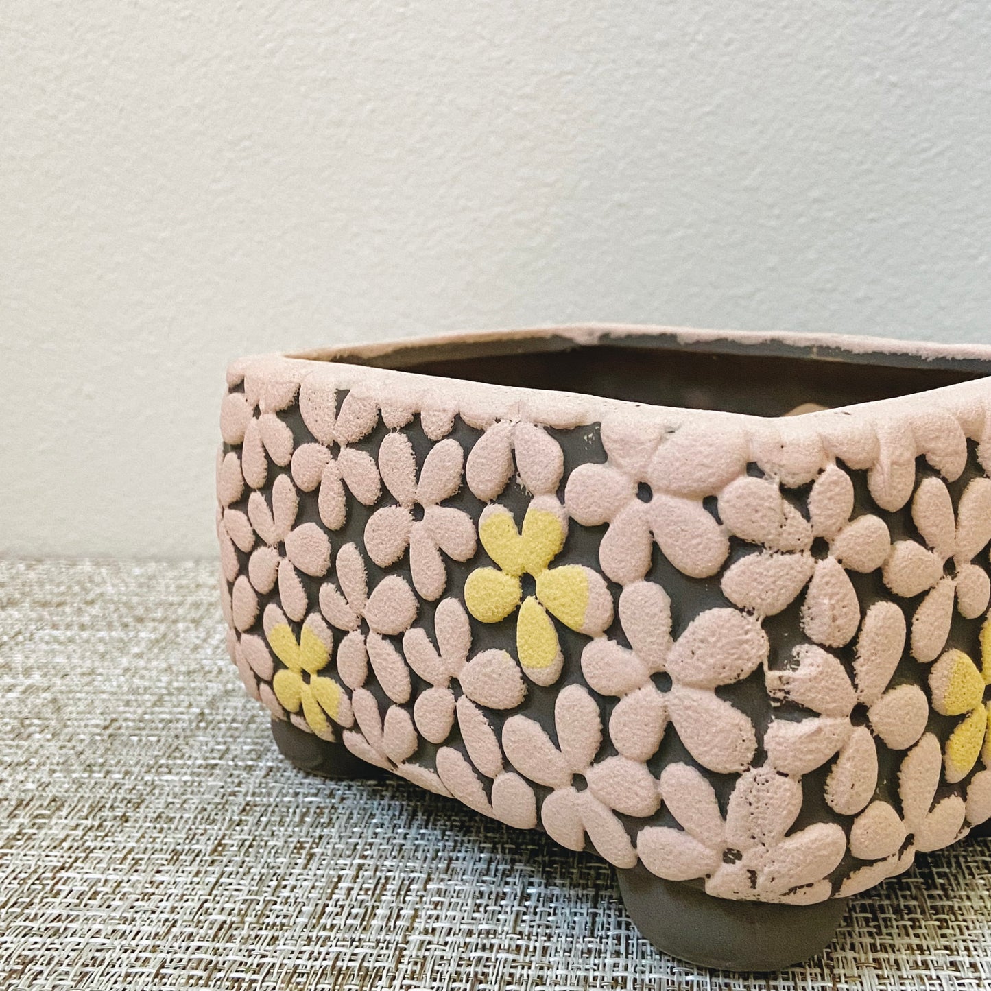 Flower-Patterned Pots