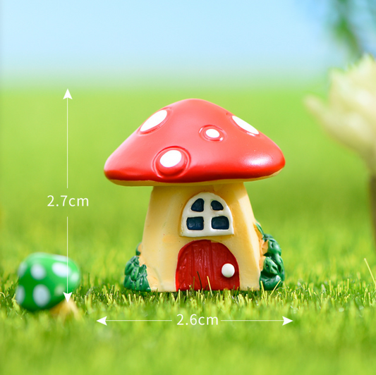 Miniature Mushroom Decorations