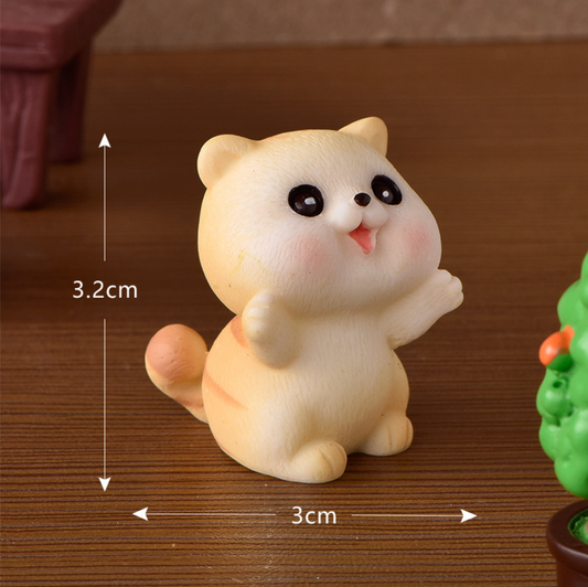 Playful Cat Figurines