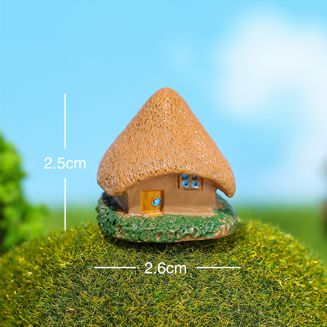 Miniature Straw Huts