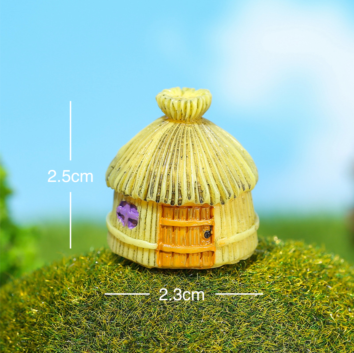 Miniature Straw Huts