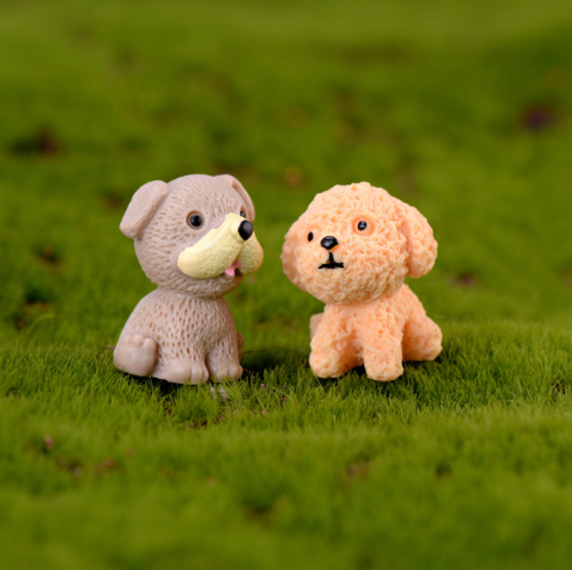 Cute Puppy Mini Figurines