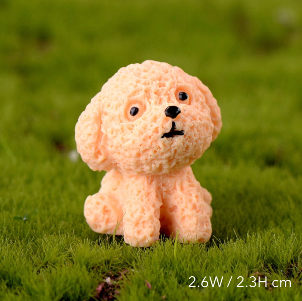 Cute Puppy Mini Figurines