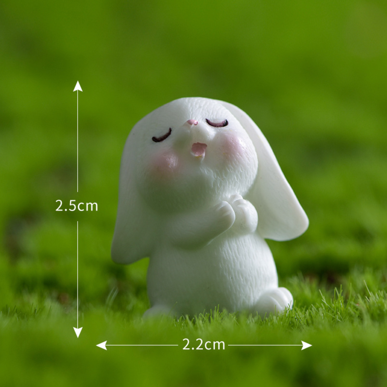4 Bunny Family Miniatures