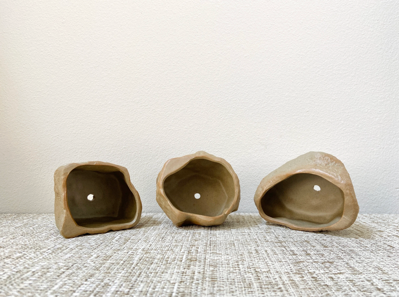Ceramic Rock Planters