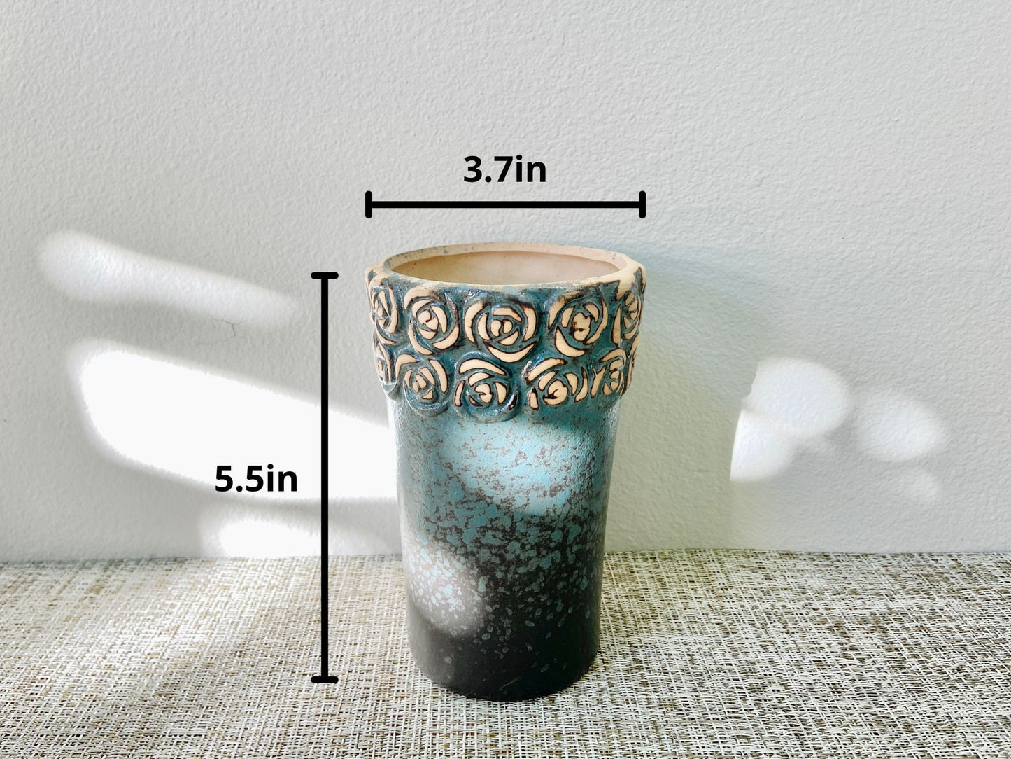 Ceramic Rose Pot