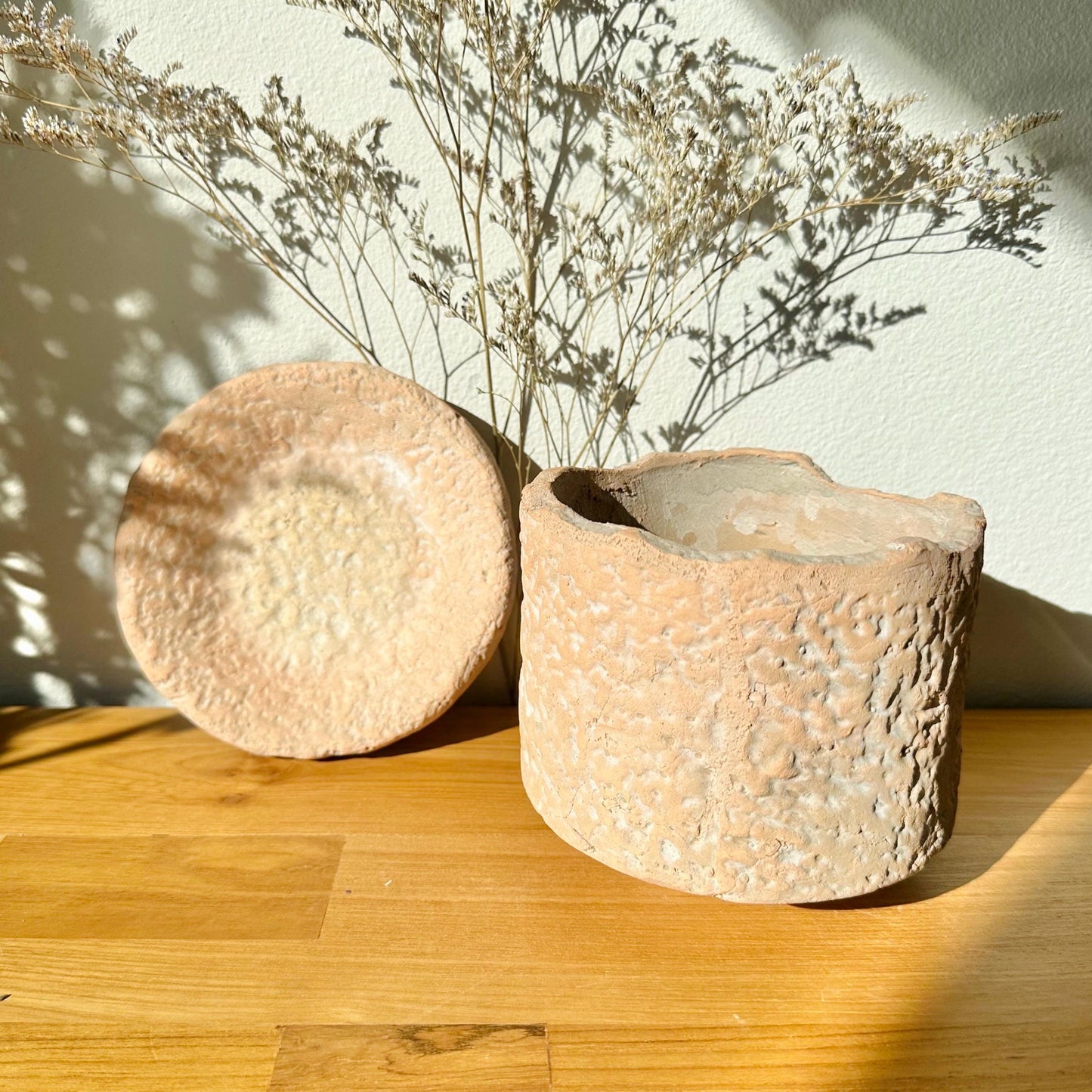 Ceramic Pot with Saucer