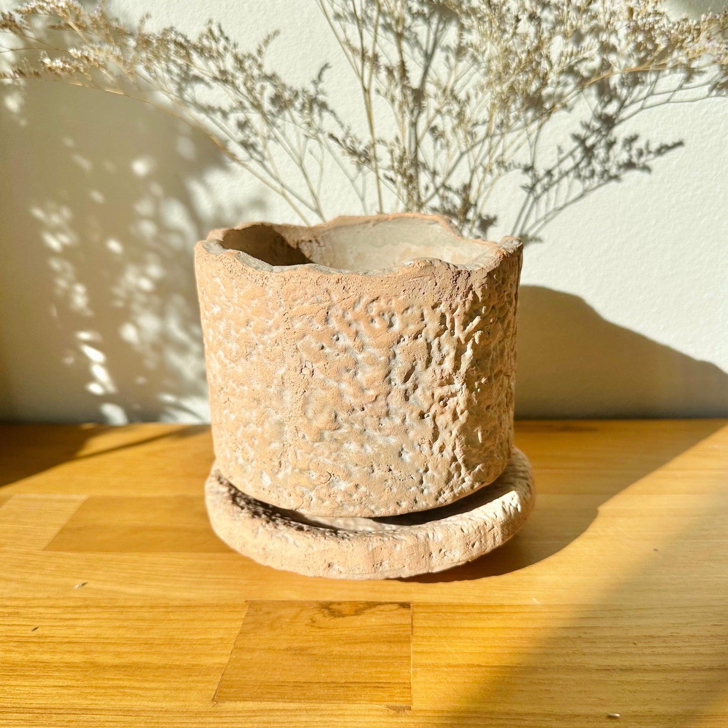 Ceramic Pot with Saucer
