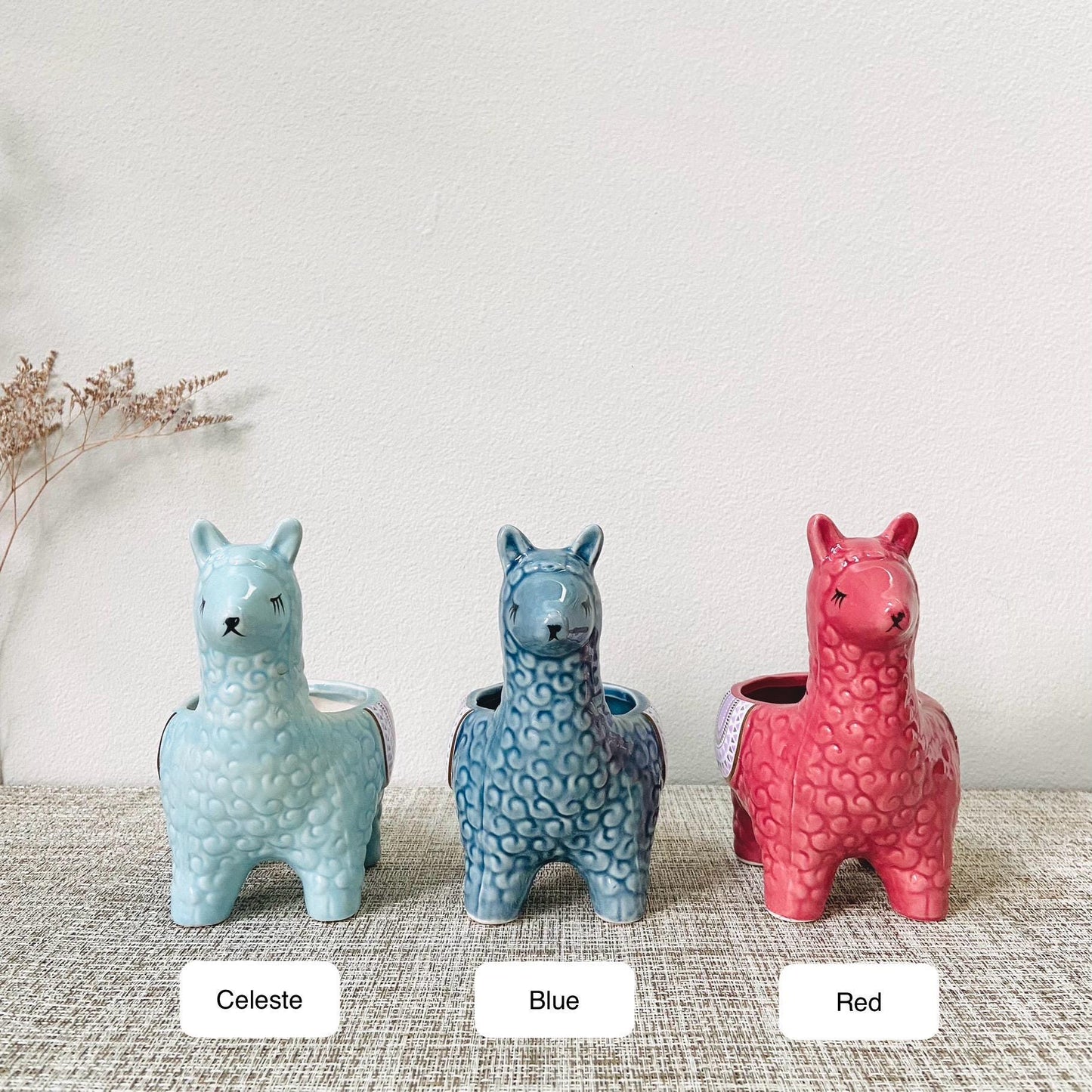 Ceramic Alpaca Planter