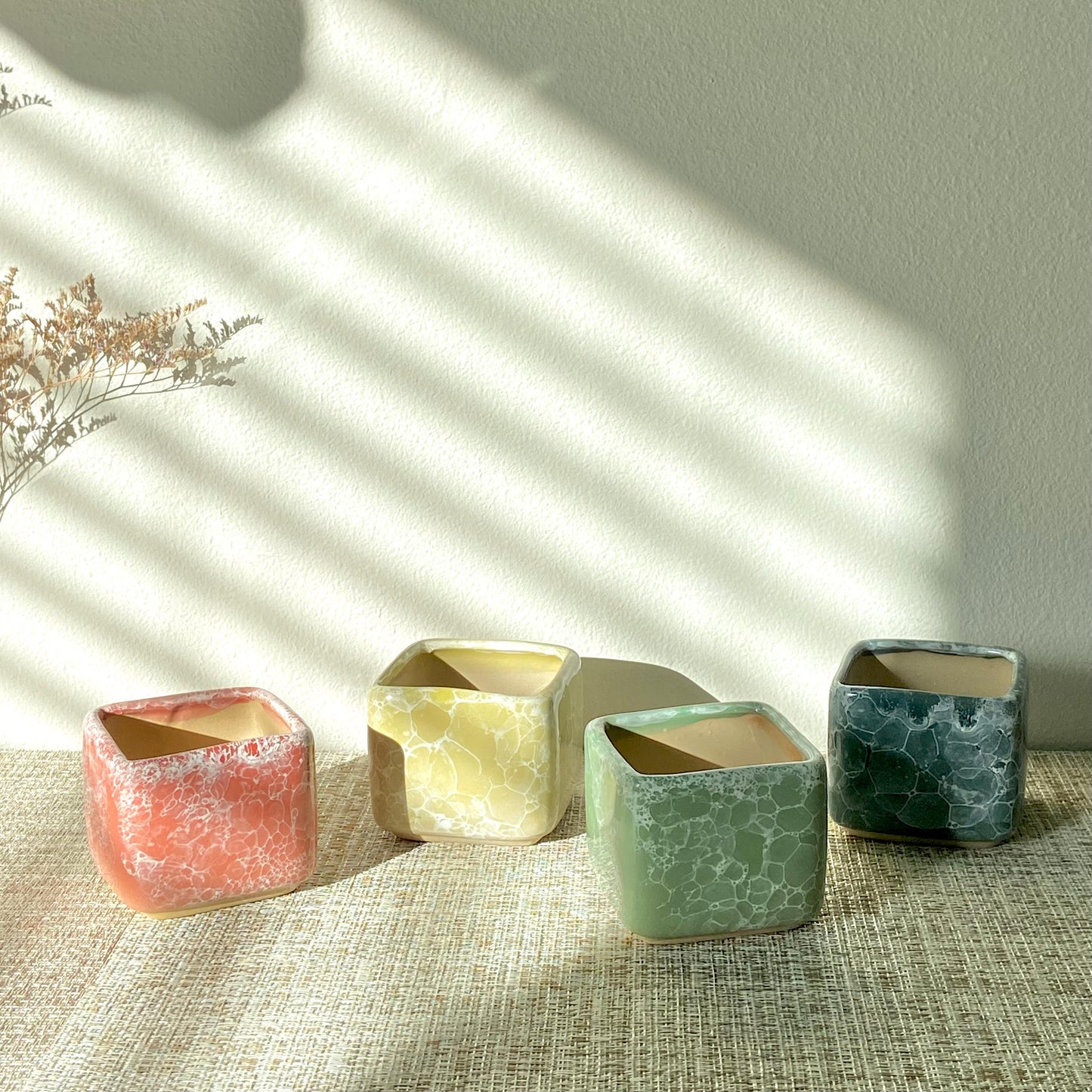 Rectangular Glazed Planter