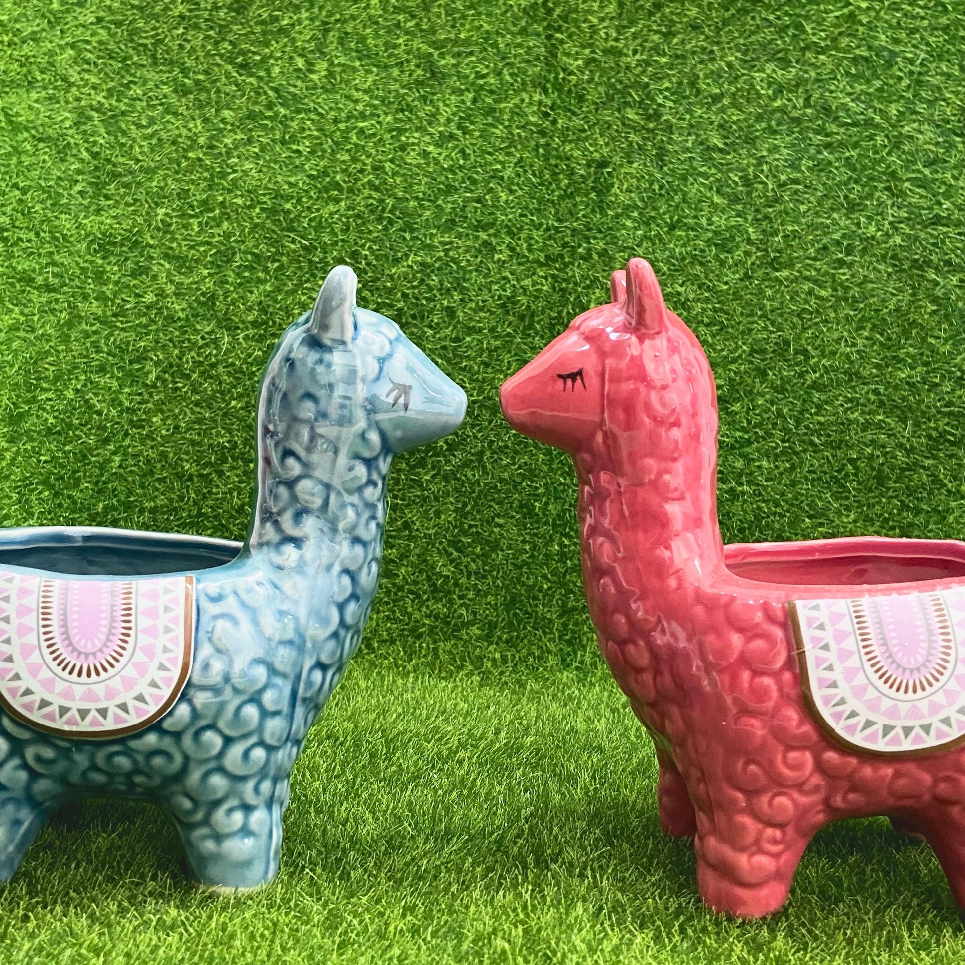 llama pot plant Ceramic Alpaca Planter – Roselent