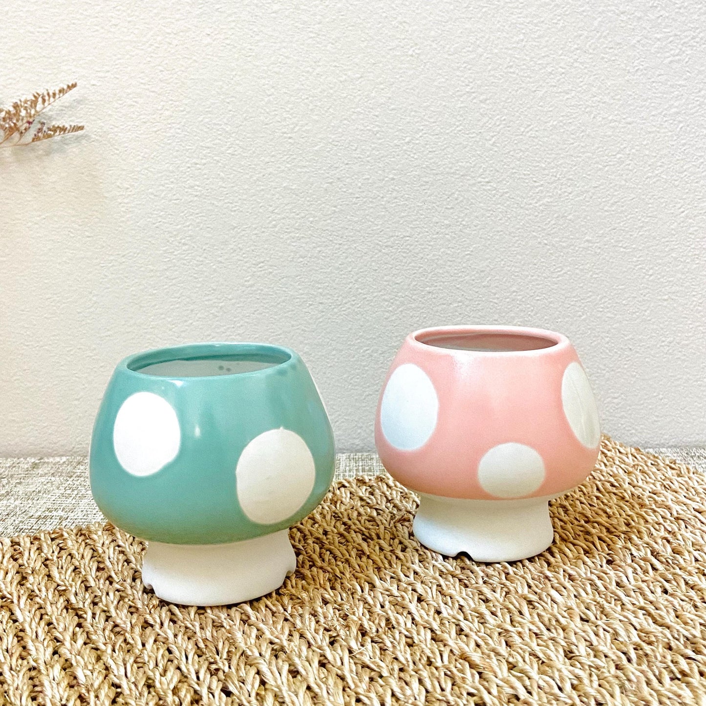 Ceramic Mushroom Planter