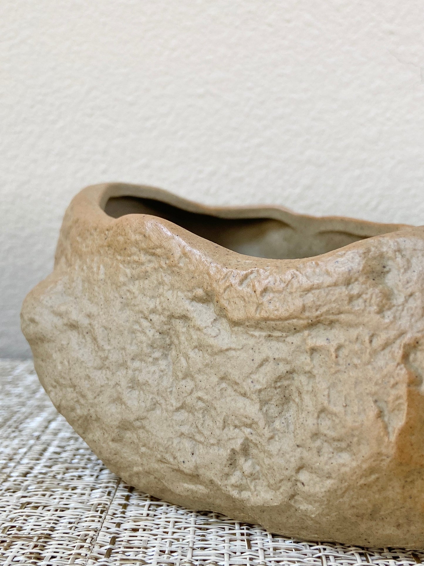 Set of 3 Small Rock Pots