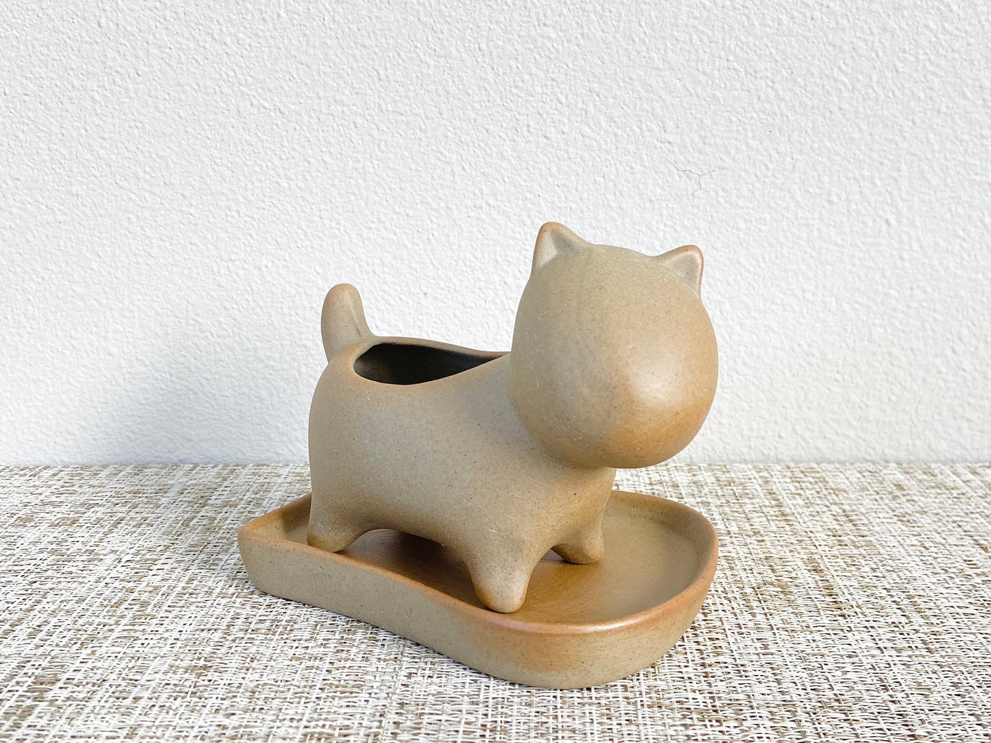 Cat and Hippo Pots