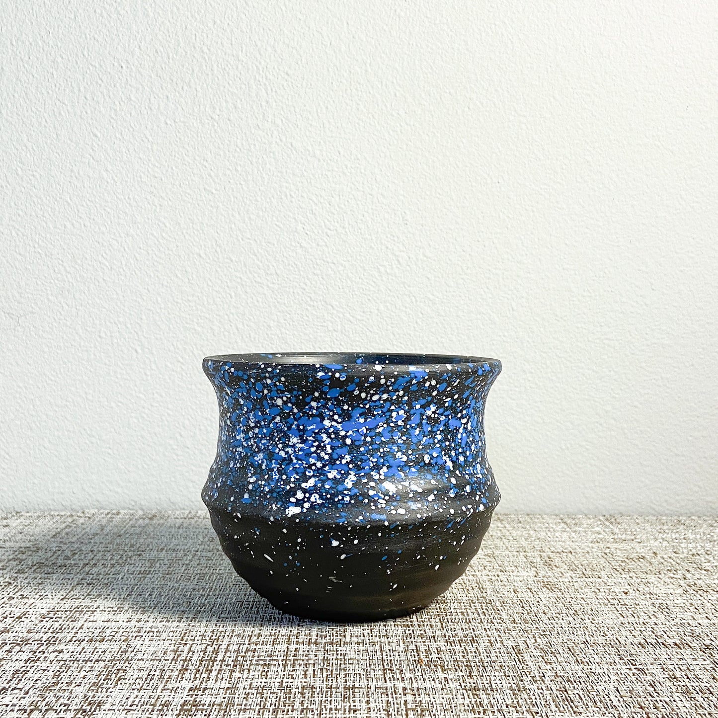 Terracotta Blue Starry Planter